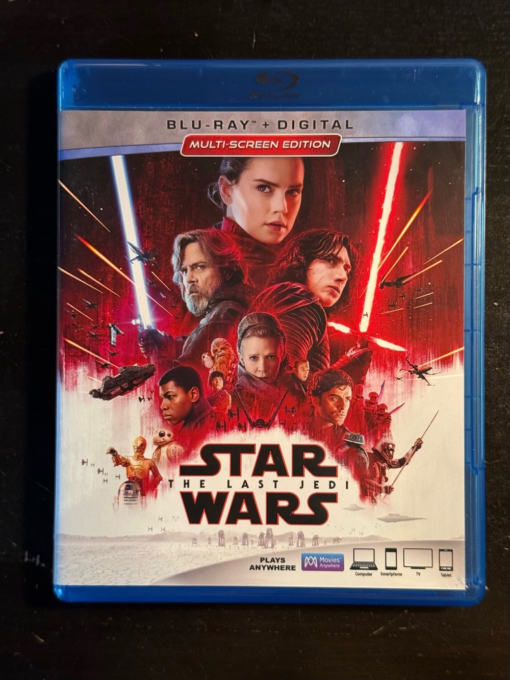 Star Wars: THE LAST JEDI (2017) | Episode VIII | 2-Disc Blu-ray | LIKE NEW